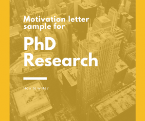 how to write research motivation