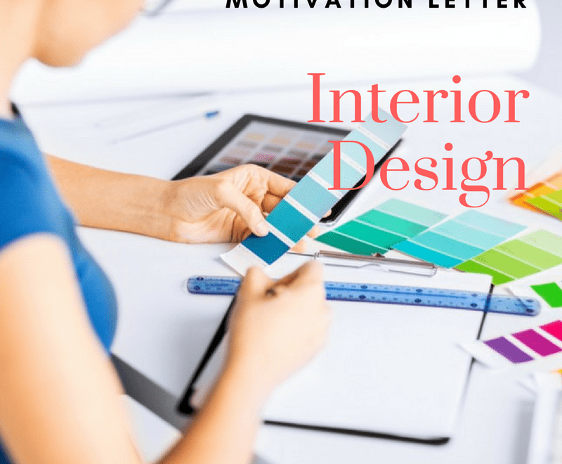 Motivation letter sample for a Master in Interior Design