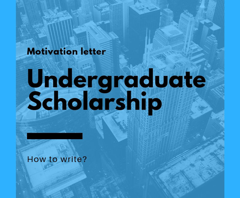 Sample motivation letter for undergraduate scholarship
