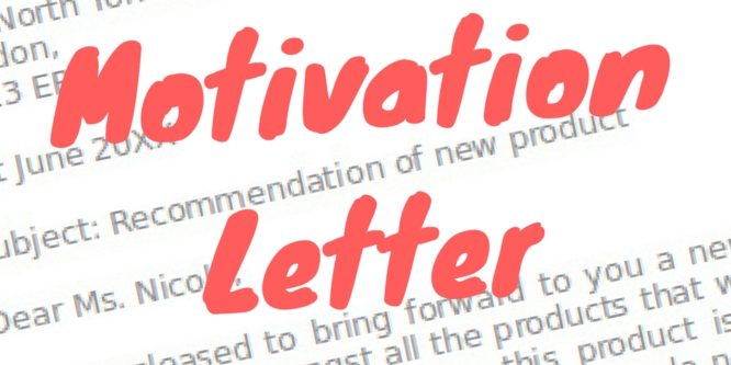 Letter of motivation sample FINANCE